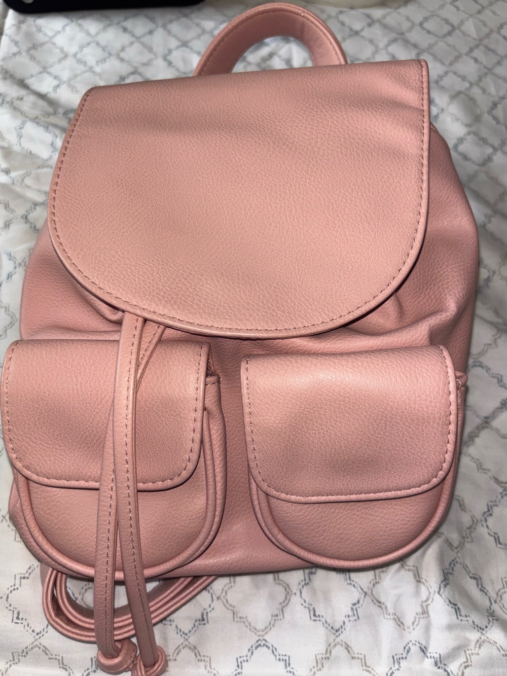 Women’s Wild Fable Pink Faux-Leather Mini Backpack